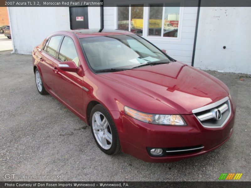 Moroccan Red Pearl / Parchment 2007 Acura TL 3.2