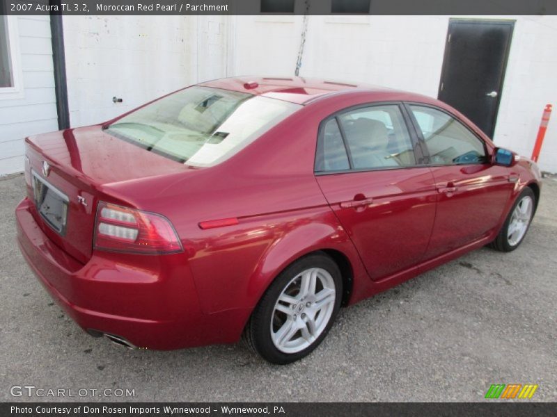 Moroccan Red Pearl / Parchment 2007 Acura TL 3.2