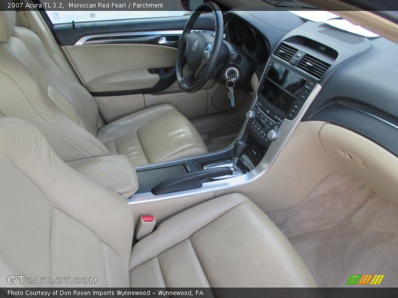 Moroccan Red Pearl / Parchment 2007 Acura TL 3.2