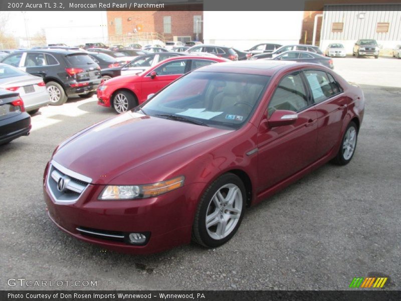 Moroccan Red Pearl / Parchment 2007 Acura TL 3.2
