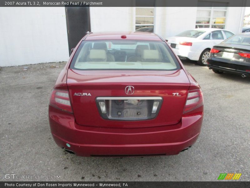 Moroccan Red Pearl / Parchment 2007 Acura TL 3.2