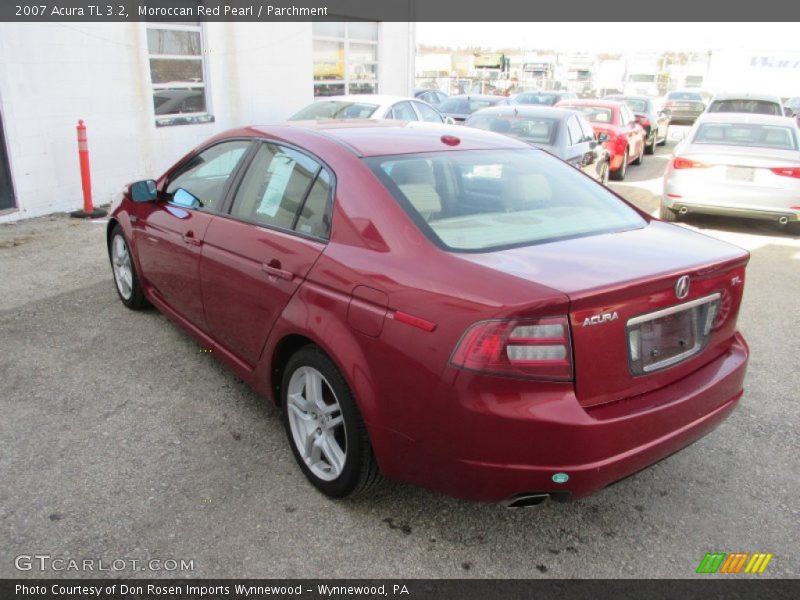 Moroccan Red Pearl / Parchment 2007 Acura TL 3.2