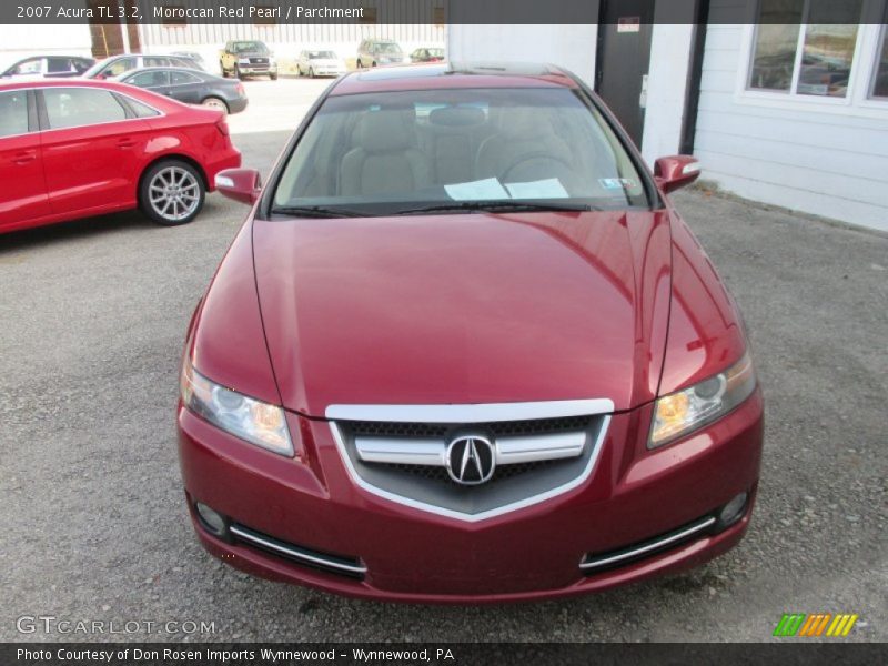 Moroccan Red Pearl / Parchment 2007 Acura TL 3.2