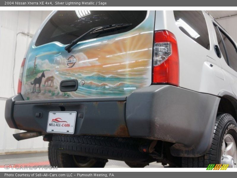 Silver Lightning Metallic / Sage 2004 Nissan Xterra XE 4x4