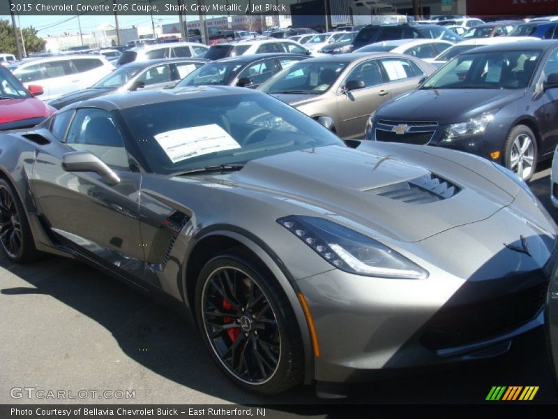 Shark Gray Metallic / Jet Black 2015 Chevrolet Corvette Z06 Coupe