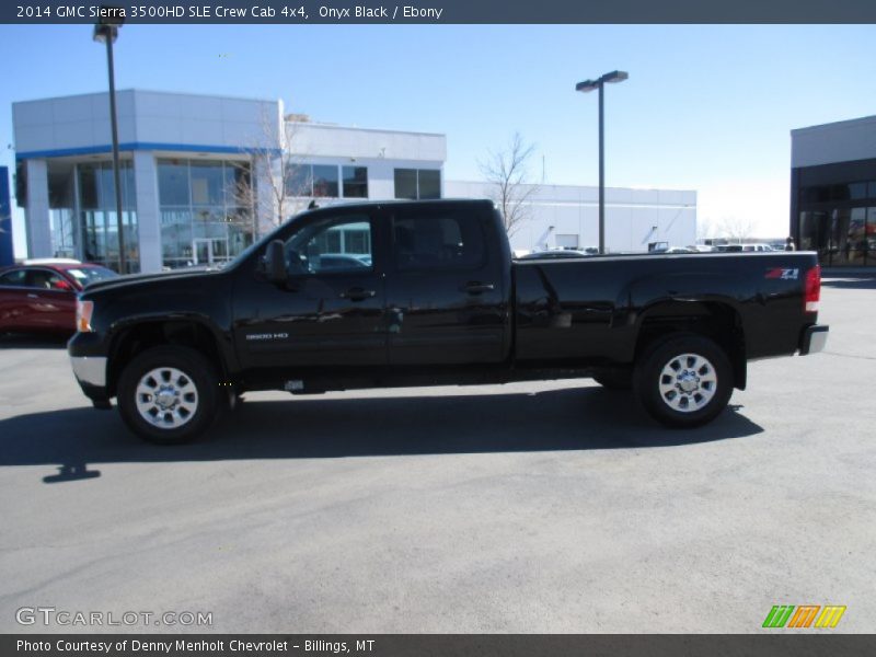 Onyx Black / Ebony 2014 GMC Sierra 3500HD SLE Crew Cab 4x4