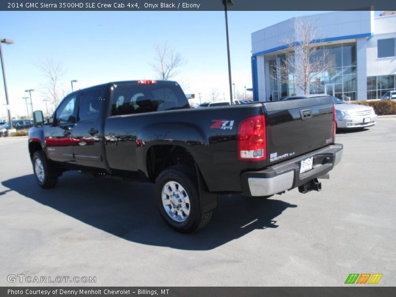 Onyx Black / Ebony 2014 GMC Sierra 3500HD SLE Crew Cab 4x4