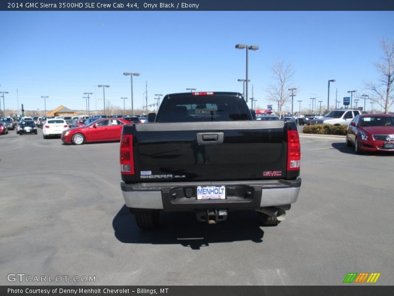 Onyx Black / Ebony 2014 GMC Sierra 3500HD SLE Crew Cab 4x4