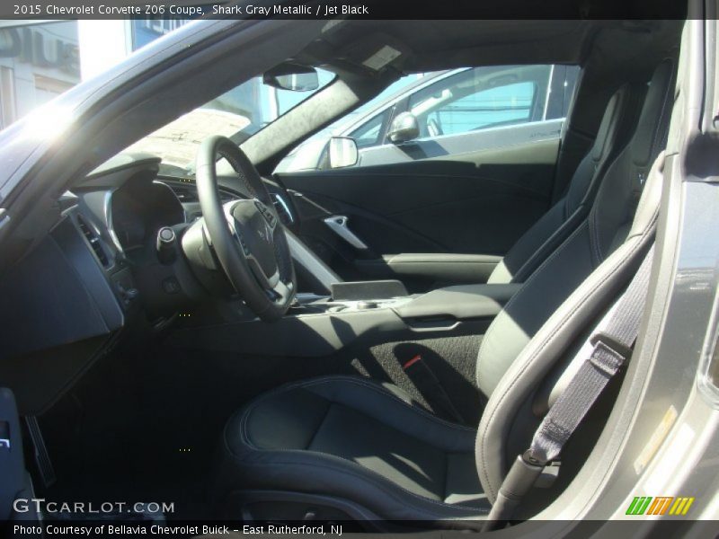 Shark Gray Metallic / Jet Black 2015 Chevrolet Corvette Z06 Coupe