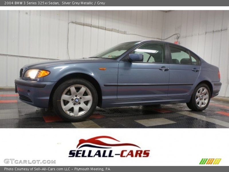 Silver Grey Metallic / Grey 2004 BMW 3 Series 325xi Sedan