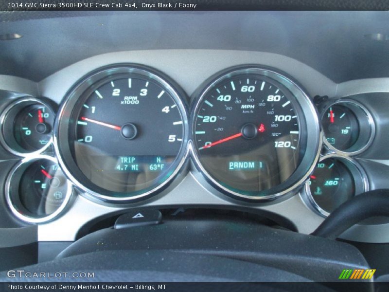 Onyx Black / Ebony 2014 GMC Sierra 3500HD SLE Crew Cab 4x4