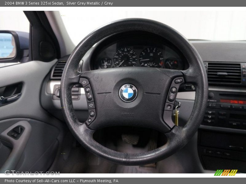 Silver Grey Metallic / Grey 2004 BMW 3 Series 325xi Sedan