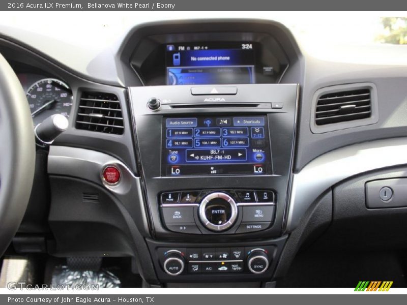 Controls of 2016 ILX Premium
