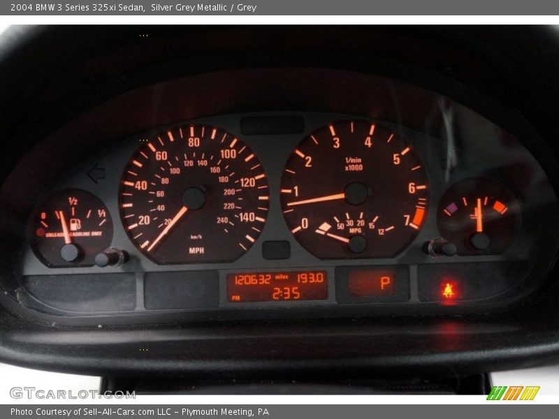 Silver Grey Metallic / Grey 2004 BMW 3 Series 325xi Sedan