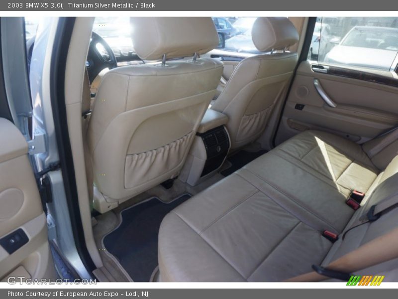 Titanium Silver Metallic / Black 2003 BMW X5 3.0i