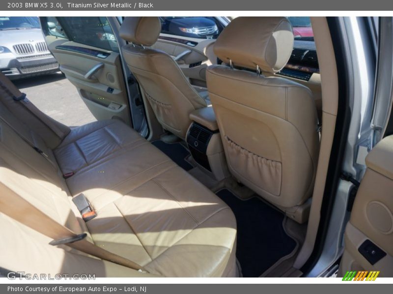 Titanium Silver Metallic / Black 2003 BMW X5 3.0i