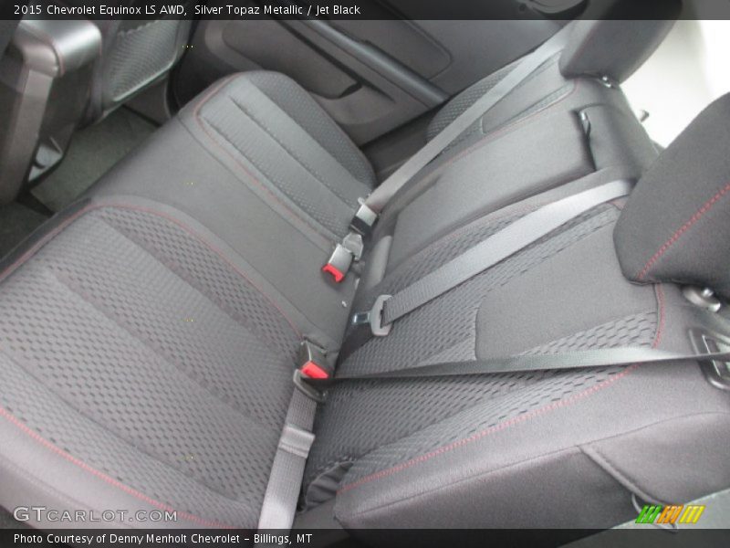 Silver Topaz Metallic / Jet Black 2015 Chevrolet Equinox LS AWD