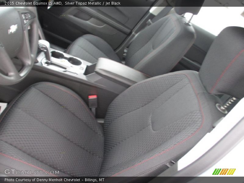 Silver Topaz Metallic / Jet Black 2015 Chevrolet Equinox LS AWD
