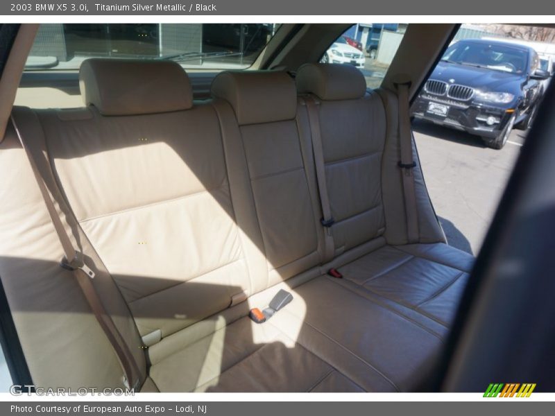 Titanium Silver Metallic / Black 2003 BMW X5 3.0i