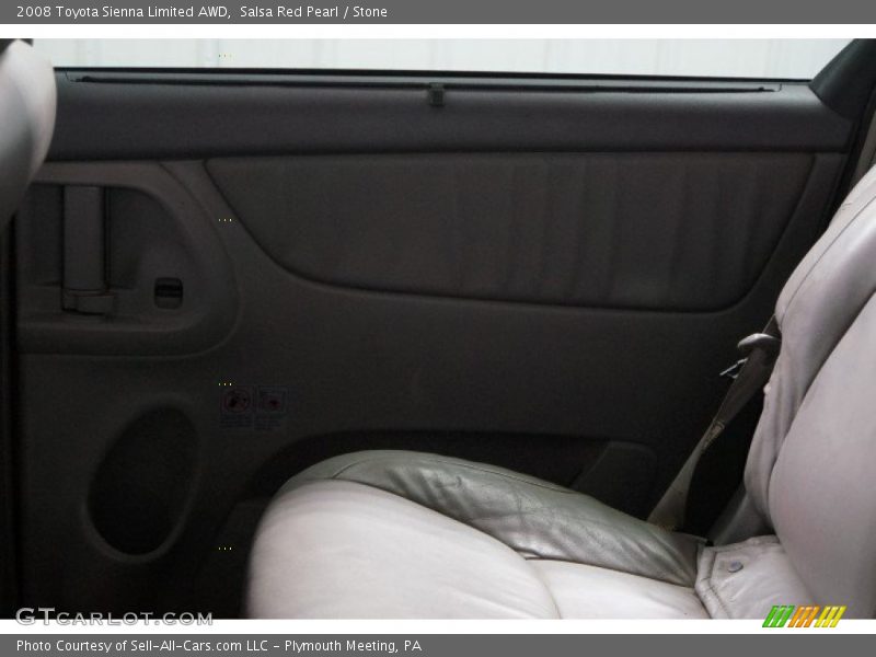 Salsa Red Pearl / Stone 2008 Toyota Sienna Limited AWD