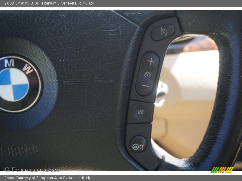 Titanium Silver Metallic / Black 2003 BMW X5 3.0i