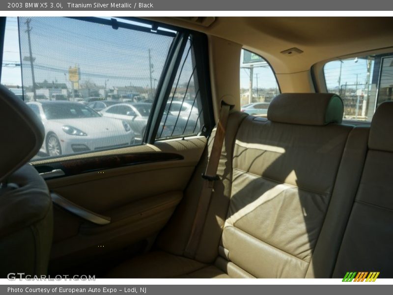 Titanium Silver Metallic / Black 2003 BMW X5 3.0i