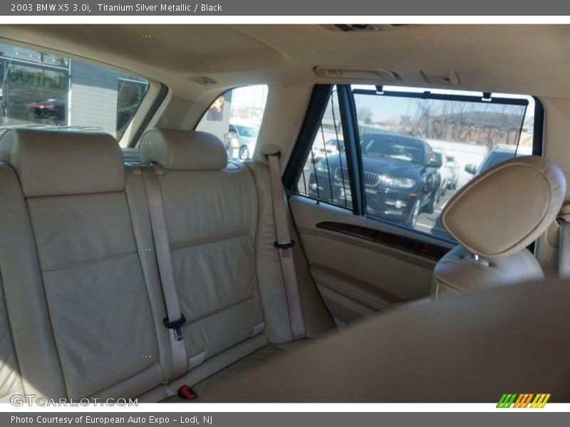 Titanium Silver Metallic / Black 2003 BMW X5 3.0i