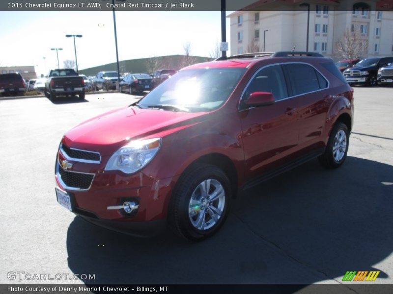 Crystal Red Tintcoat / Jet Black 2015 Chevrolet Equinox LT AWD