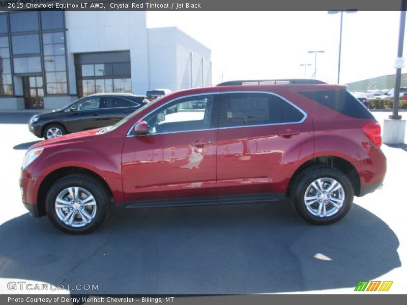 Crystal Red Tintcoat / Jet Black 2015 Chevrolet Equinox LT AWD
