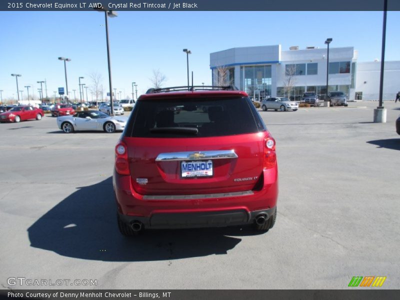 Crystal Red Tintcoat / Jet Black 2015 Chevrolet Equinox LT AWD