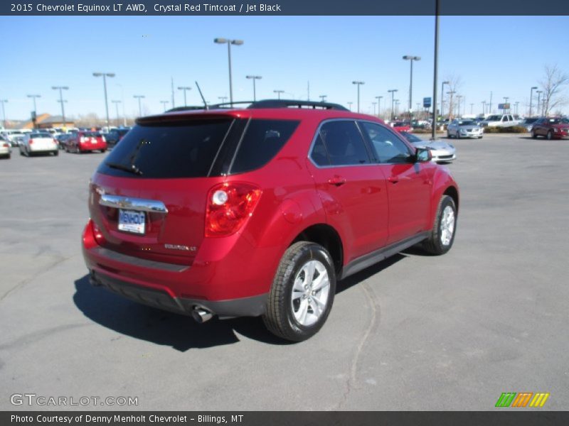 Crystal Red Tintcoat / Jet Black 2015 Chevrolet Equinox LT AWD