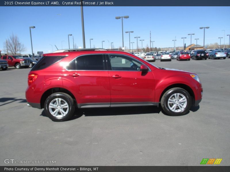 Crystal Red Tintcoat / Jet Black 2015 Chevrolet Equinox LT AWD