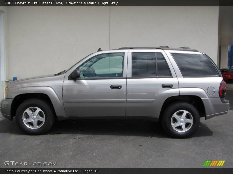 Graystone Metallic / Light Gray 2006 Chevrolet TrailBlazer LS 4x4