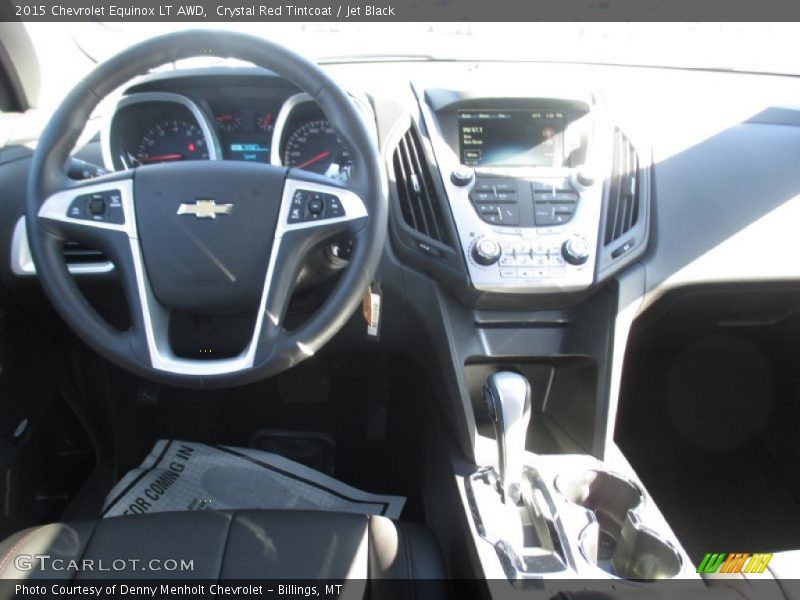 Crystal Red Tintcoat / Jet Black 2015 Chevrolet Equinox LT AWD