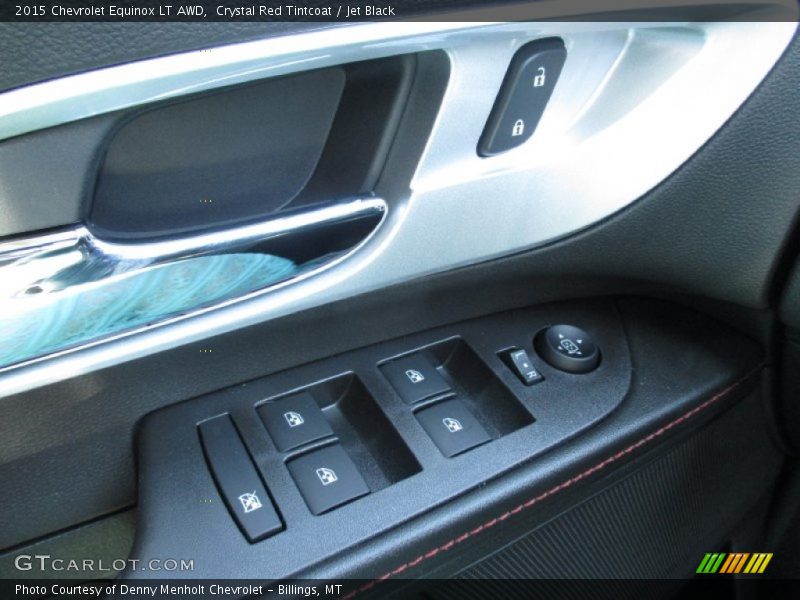 Crystal Red Tintcoat / Jet Black 2015 Chevrolet Equinox LT AWD