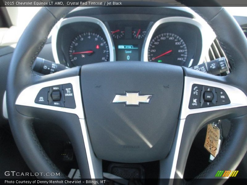 Crystal Red Tintcoat / Jet Black 2015 Chevrolet Equinox LT AWD