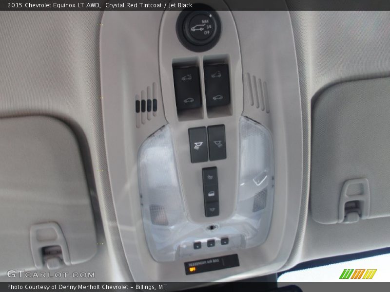 Crystal Red Tintcoat / Jet Black 2015 Chevrolet Equinox LT AWD
