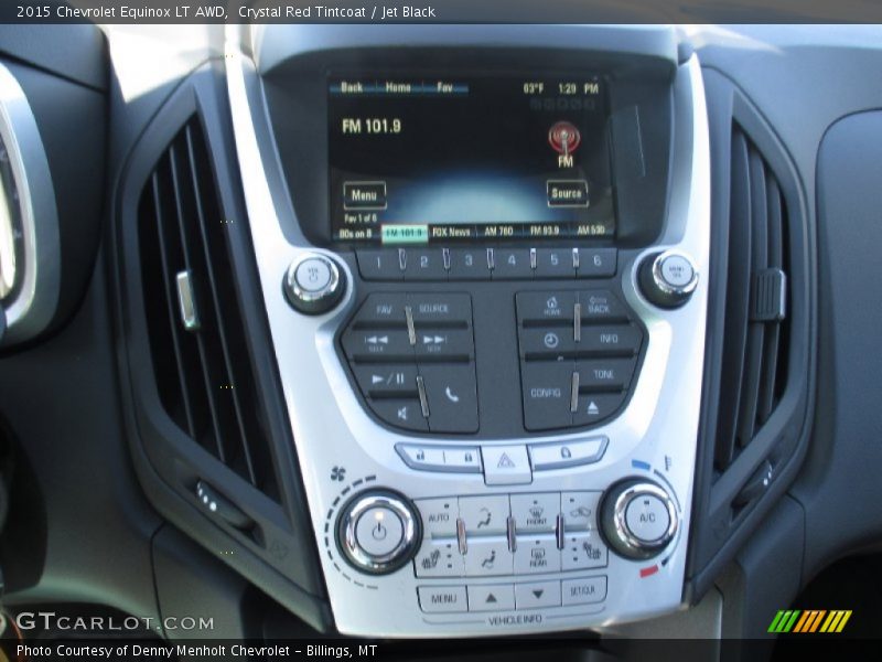Crystal Red Tintcoat / Jet Black 2015 Chevrolet Equinox LT AWD