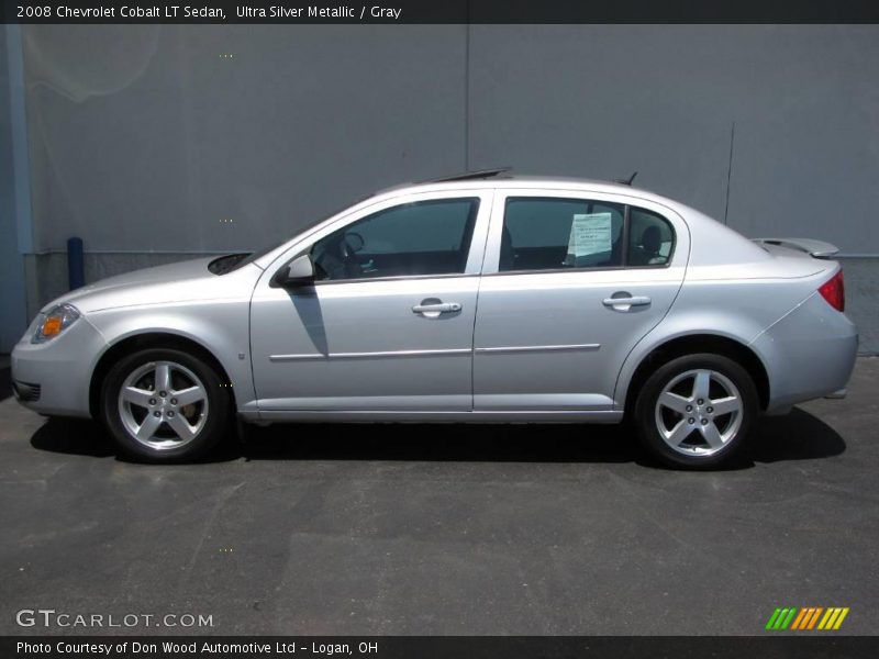 Ultra Silver Metallic / Gray 2008 Chevrolet Cobalt LT Sedan