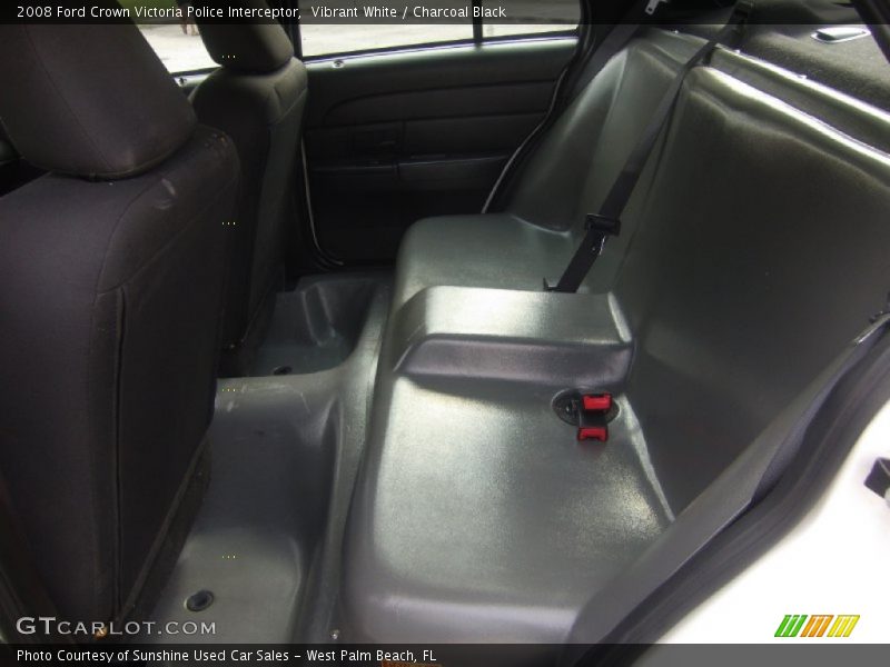 Vibrant White / Charcoal Black 2008 Ford Crown Victoria Police Interceptor