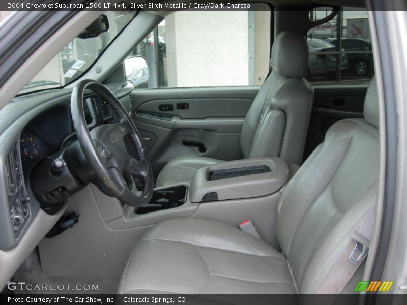 Silver Birch Metallic / Gray/Dark Charcoal 2004 Chevrolet Suburban 1500 LT 4x4