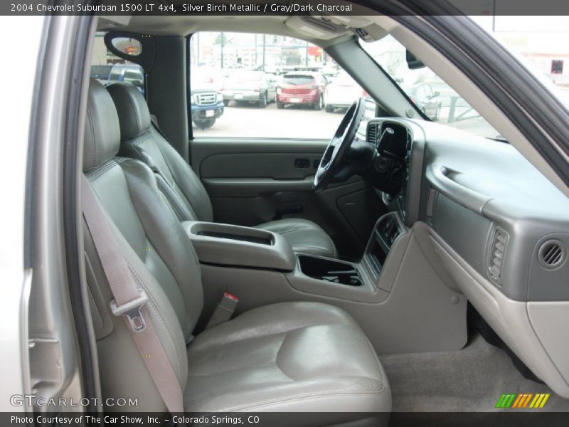 Silver Birch Metallic / Gray/Dark Charcoal 2004 Chevrolet Suburban 1500 LT 4x4