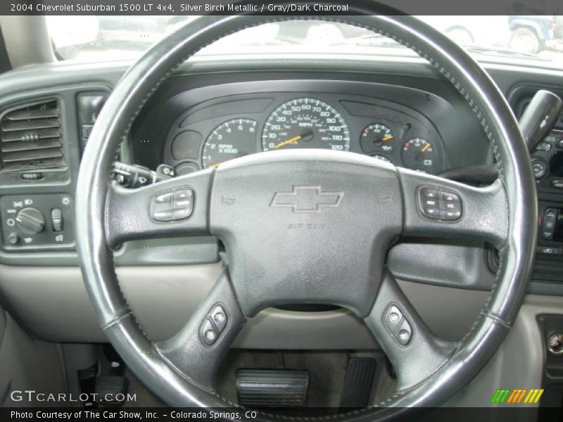 Silver Birch Metallic / Gray/Dark Charcoal 2004 Chevrolet Suburban 1500 LT 4x4