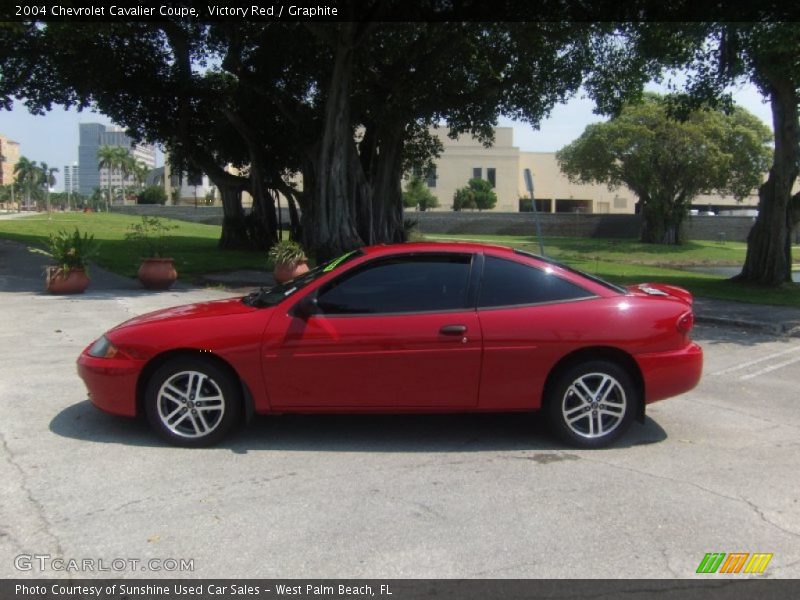 Victory Red / Graphite 2004 Chevrolet Cavalier Coupe