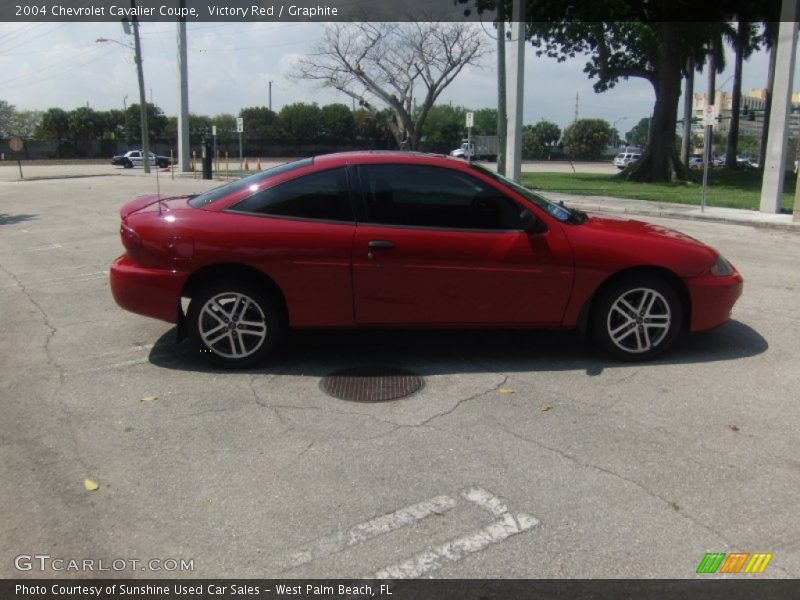 Victory Red / Graphite 2004 Chevrolet Cavalier Coupe