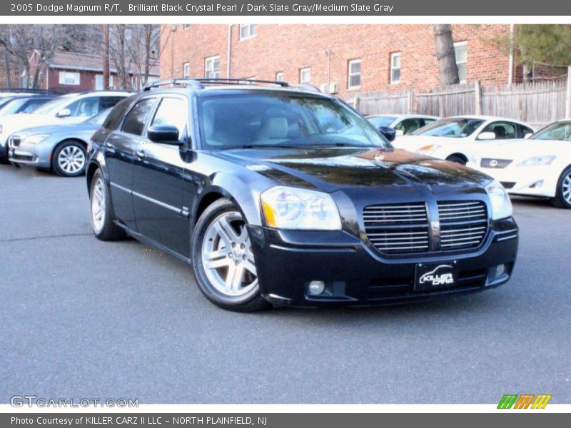 Brilliant Black Crystal Pearl / Dark Slate Gray/Medium Slate Gray 2005 Dodge Magnum R/T