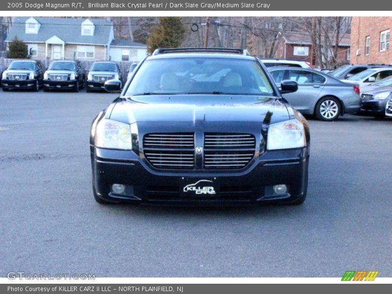 Brilliant Black Crystal Pearl / Dark Slate Gray/Medium Slate Gray 2005 Dodge Magnum R/T