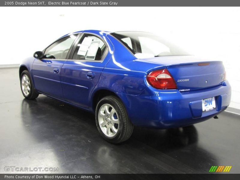 Electric Blue Pearlcoat / Dark Slate Gray 2005 Dodge Neon SXT