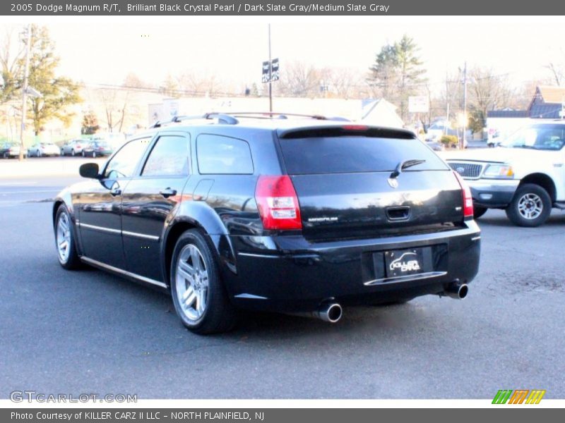 Brilliant Black Crystal Pearl / Dark Slate Gray/Medium Slate Gray 2005 Dodge Magnum R/T