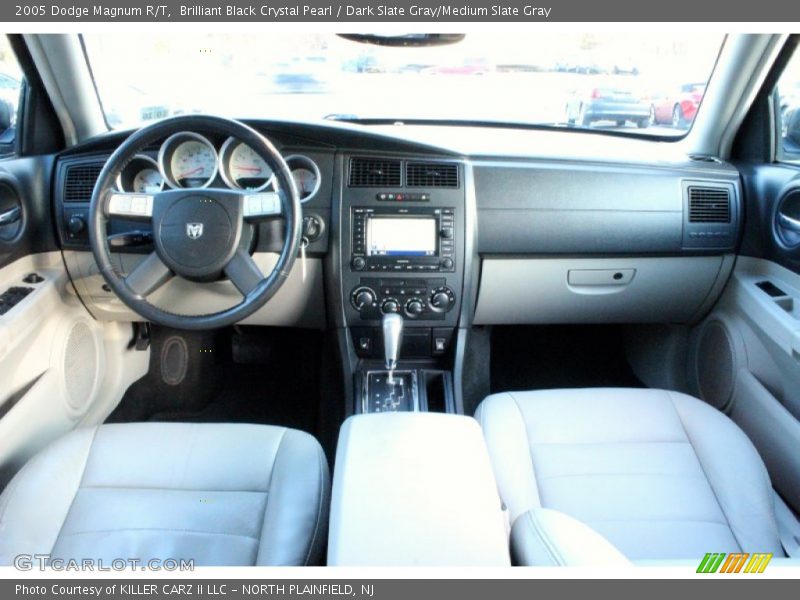 Brilliant Black Crystal Pearl / Dark Slate Gray/Medium Slate Gray 2005 Dodge Magnum R/T